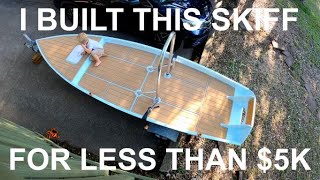 The Cost to Build My SK14 DIY Skiff