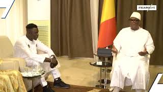 Mamoudou Gassama a rencontré le président malien Ibrahim Boubacar Keïta