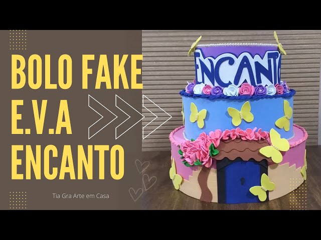 Bolo Fake, falso ou decorativo em EVA Minecraft - Personalizenet