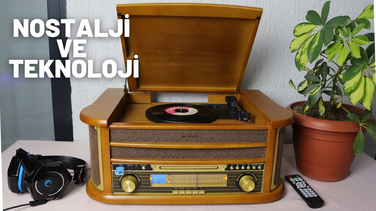 Mikado Nostalgia MN-P325 DÖNENCE Pikap Ahşap 2X5W Stereo Speaker