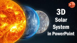 How to Create 3D Solar System Presentation in PowerPoint + FREE Templates screenshot 1