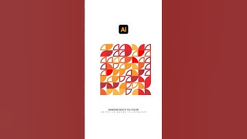 Adobe Illustrator Tips 2025 | Random Swatch fill color script  #learncreative