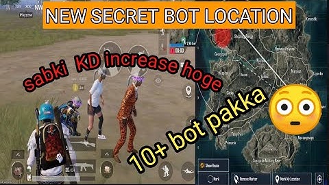 NEW SECRET BOT LOCATION IN ERANGEL / PUBG NEW BOT LOCATION / 10+ BOT PAKKA MELEGE / NEW BOT LOCATION