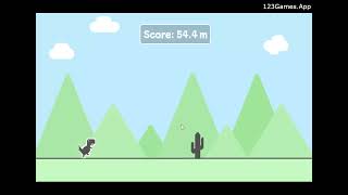 Doodle Dino Run Gameplay & Walkthrough | Free at 123Games.App screenshot 5