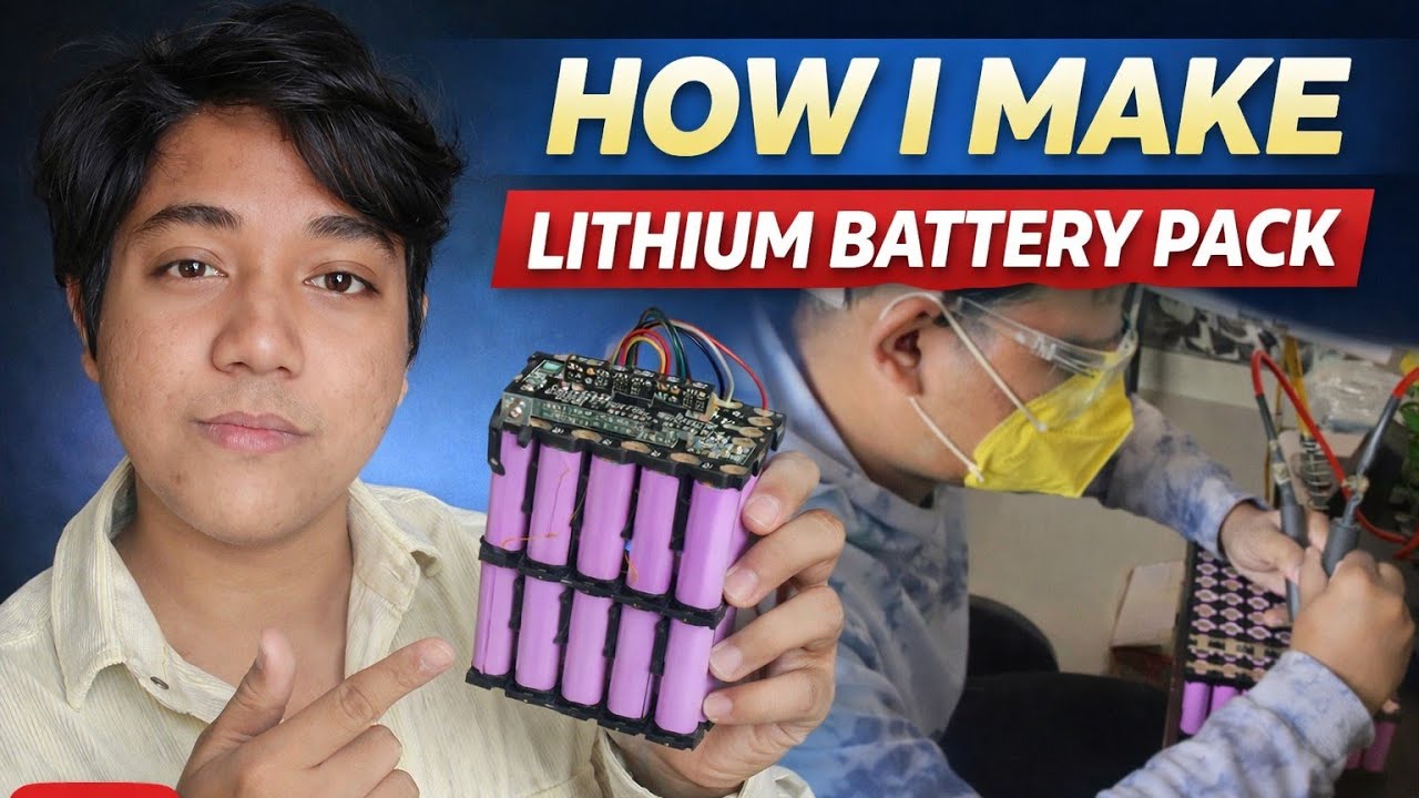 How I Make Lithium Battery Packs ?