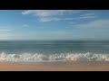 🌊 Continuous Ocean Video - Relaxing Ocean Waves Crashing on the Beach in the Late Afternoon - 4K