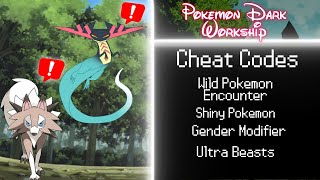 Pokemon Dark Workship || All Latest/Working Cheat Codes‼️[Ultra Beasts][Mythicals][Legendaries]