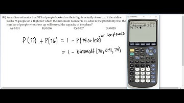 Binomial probability - using complements for oversold flights