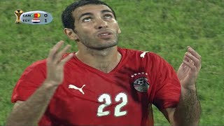 اخر ربع ساعه من مباراة مصر والكاميرون نهائي 2008 | هدف ابو تريكه التاريخي  تعليق عصام الشوالي