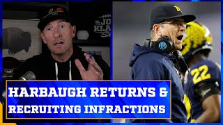 Jim Harbaugh returns to Michigan among NCAA recruiting infractions, Matt Weiss firing | Joel Klatt