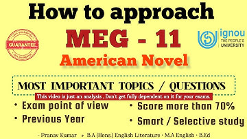 MEG 11 | IGNOU MEG 11 Important Questions, Important topics. How to score Good marks in Exam #meg11