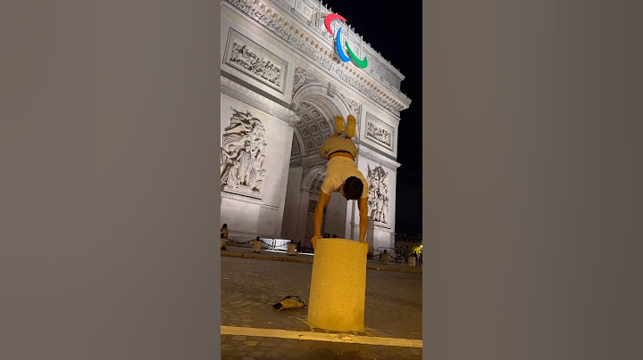 프랑스 파리가서 개선문 앞에서 물구나무 서보기🇫🇷😱