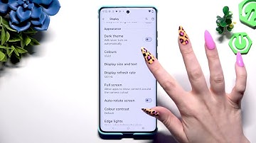 MOTOROLA Edge 60 Fusion – How to Change Screen Refresh Rate