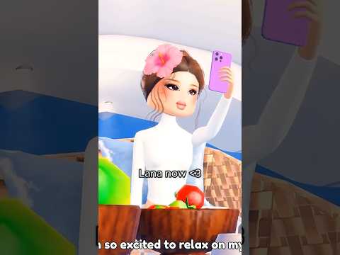 LANA before vs now 🩷 #dresstoimpress #dti #roblox