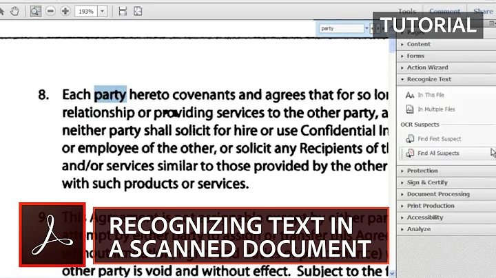 Recognizing Text in Scanned PDF Documents | Acrobat X Tips & Tricks | Adobe Document Cloud
