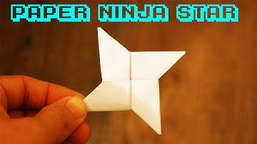 How to Make a Paper Ninja Star (Shuriken) - Origami