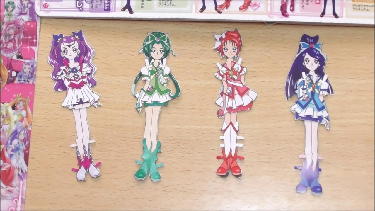 Yes!プリキュア5GoGo! きせかえごっこ 着せ替え人形 ミルキィローズ キュアドリーム precure,Pretty Cure