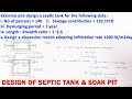 Design of Septic tank and Soak pit | Construction of Septic tank and soak pit | septic tank design