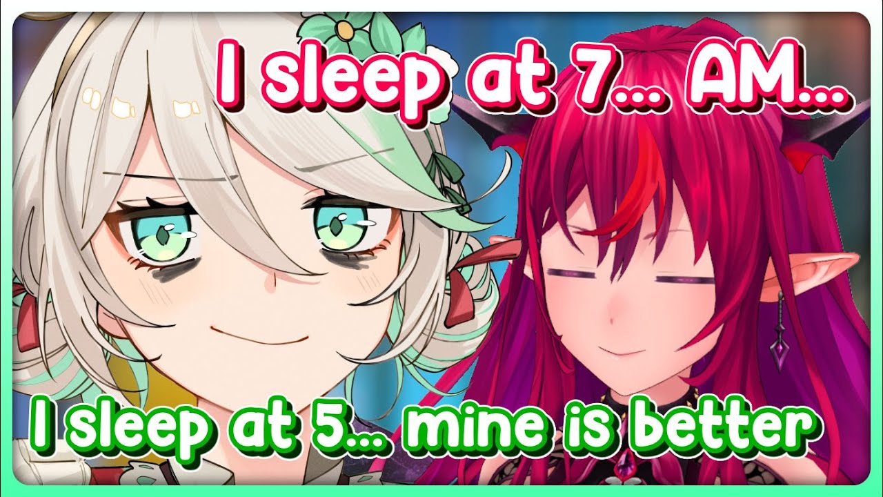 Cecilia and IRyS Being So Competitive with Their Broken Sleep Schedule