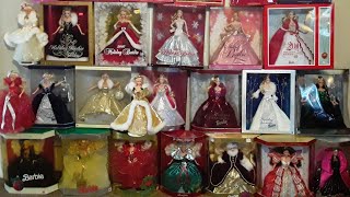 Every Holiday Barbie 1988-2020