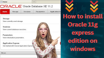 How to install oracle 11g on windows 10/11 - 64 bit ||Download, install and example of SQL commands.