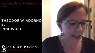 Theodor W. Adorno et l'individu - Claire Pagès