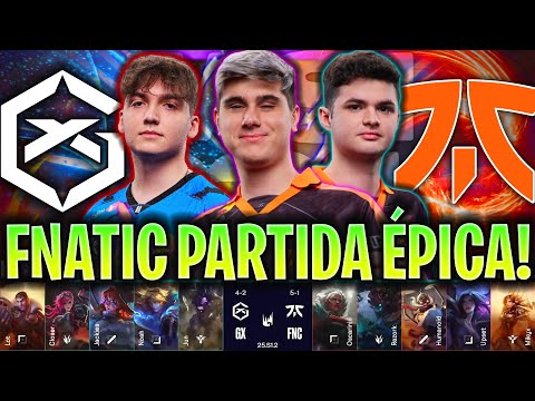 FNATIC DE RAZORK EN LA PARTIDA MÁS ÉPICA! | GX vs FNC RESUMEN LEC INVIERNO 2025 LVP