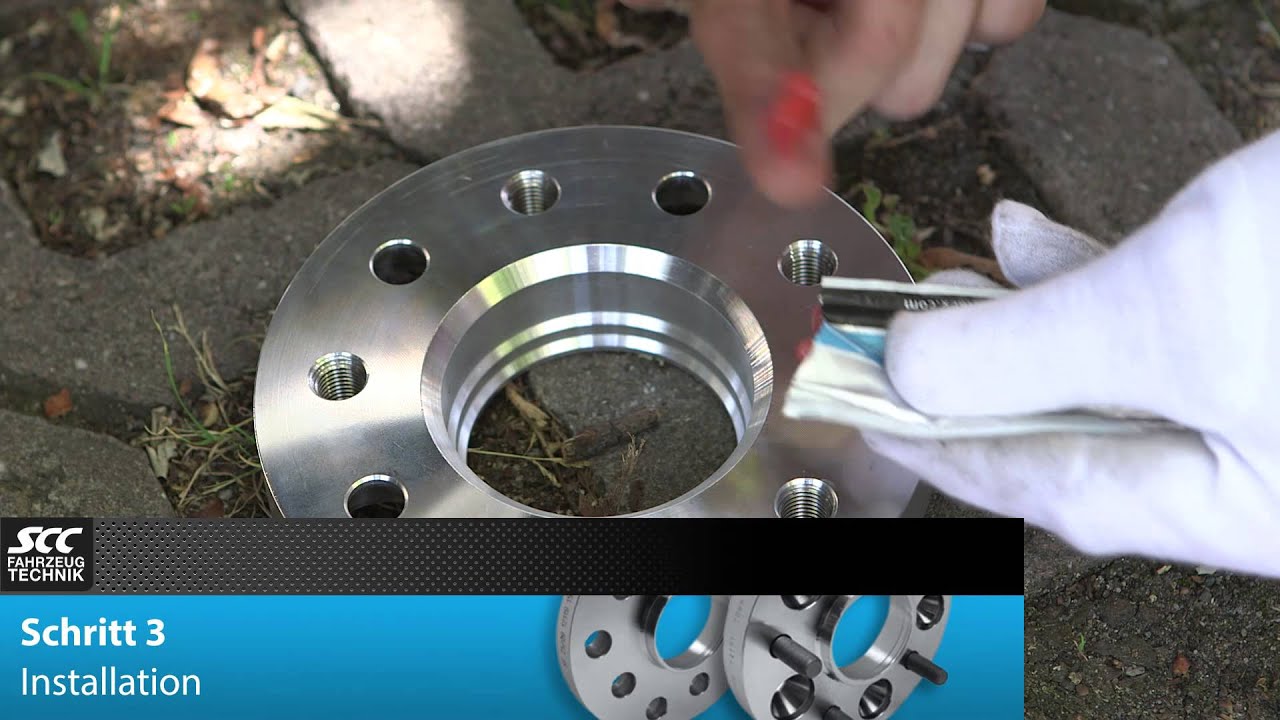 SCC Montageanleitung - Spurverbreiterung System 4 - YouTube