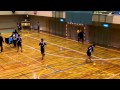 和歌山県高校ハンドボール新人大会　女子　新宮高校　練習