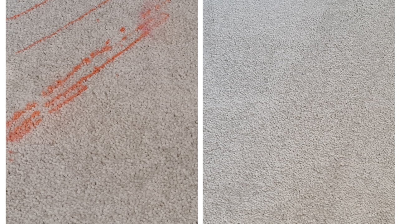 Nail Varnish removal! professional carpet cleaning stain removal! YouTube