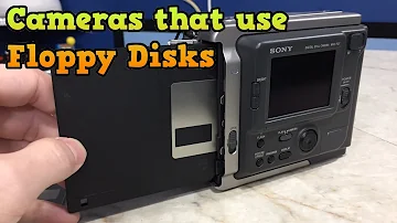 Back when cameras used... Floppy Disks?  Sony Mavica