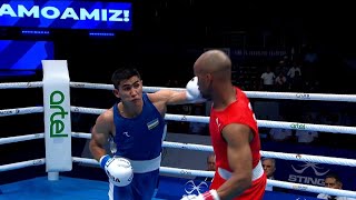 QF (67KG) IGLESIAS RONIEL (CUB) vs MUYDINKHUJAEV ASADKHUJA (UZB) | IBA World Championships 2023