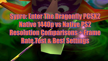 Spyro: Enter The Dragonfly PCSX2 Native 1440p vs Native PS2 Resolution Comparisons + Frame Rate Test