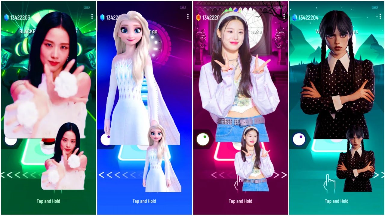 Jisoo Flower Enemy 🆚 Let It Go Elsa 🆚 Shakira Waka Waka 🆚 Wednesday ...