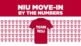 NIU Move In Day - By The Numbers