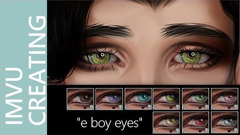 IMVU Creating: Eye Texture speedpaint