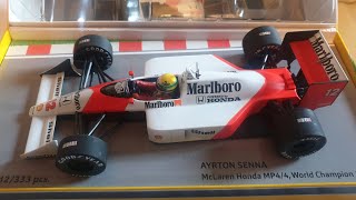 ミニカー Marlboro McLaren MP4/4 Ayrton Senna 1/18 Ayrton Senna 1988 Japanese GP Winner - 'Marlboro