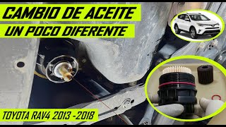 Como cambiar el aceite del motor en las Toyota Rav4 del 2013 al 2018 (todos los detalles)