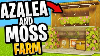 ✔ Minecraft: EASY Azalea & Moss Carpet Farm (Compact) | 9000/hour