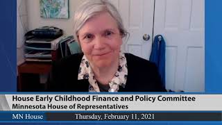 House Early Childhood Finance and Policy Committee 2/11/21
