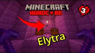 I FINALLY Got an Elytra in Hardcore Minecraft!