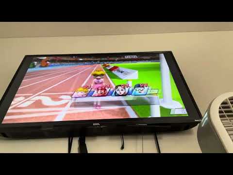 Mario Sonic At The Olympic Games Team Mr Resetti Loses To Team Peach In 4x100m Relay