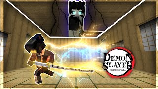 Fighting KAIGAKU in Demon Slayer mod for MCPE screenshot 4