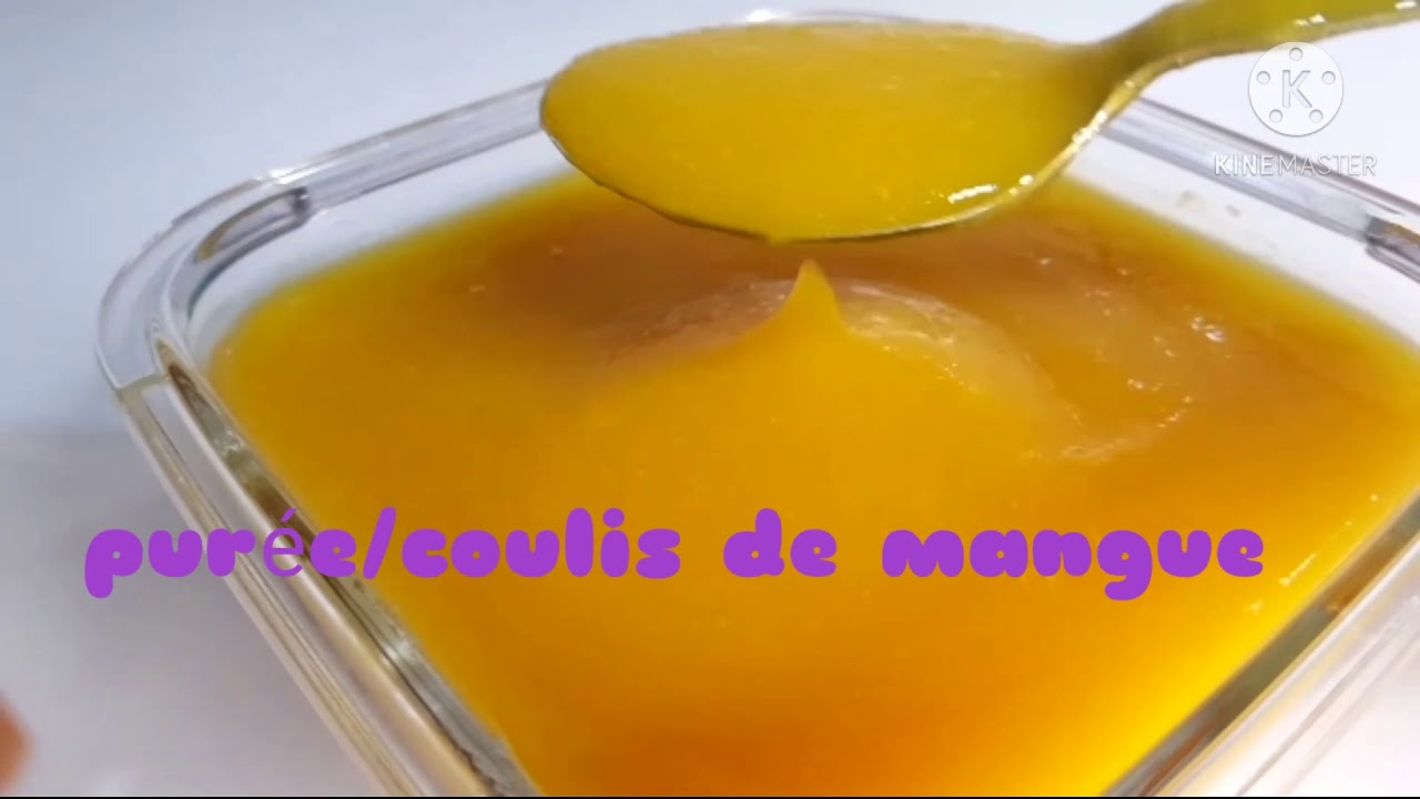 purée/coulis de mangue 