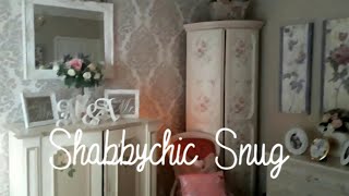 Shabbychic cosy cottage snug. Decorated on a budget.