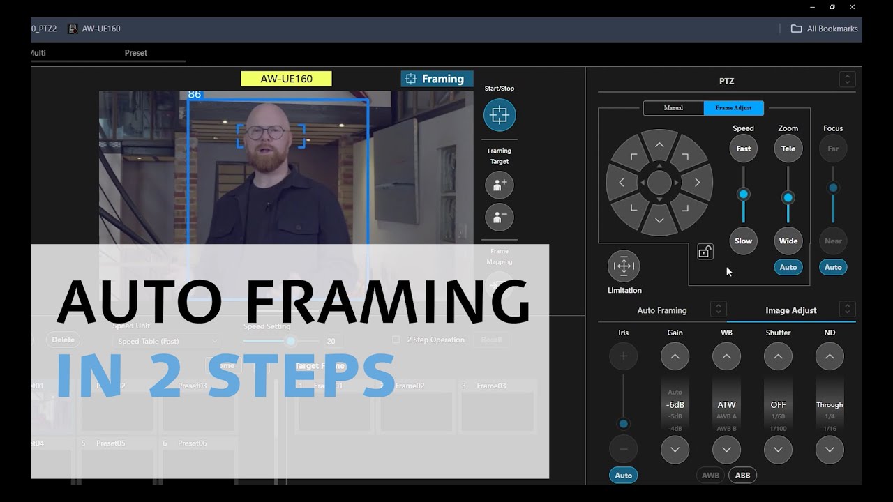 AW-UE160　Auto Framing｜Panasonic