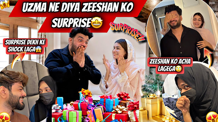 Uzma Ne Diya Zeeshan Ko Surprise🤩Kabse Wait Tha Is Din Ka🥹Biggest Surprise☺️Aman’s Family