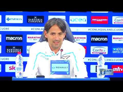 La conferenza stampa di mister Inzaghi alla vigilia di Empoli-Lazio