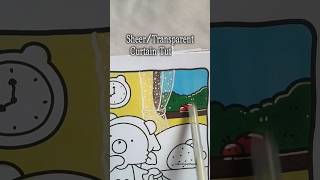 How to Color Sheer Curtains | Easy Coloring Tutorial transparent/see through curtains tutorial