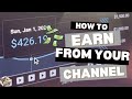 How to earn money from YouTube😱|craftyluna |viral |editing |trending #howtoearnfromyoutube #YouTubev